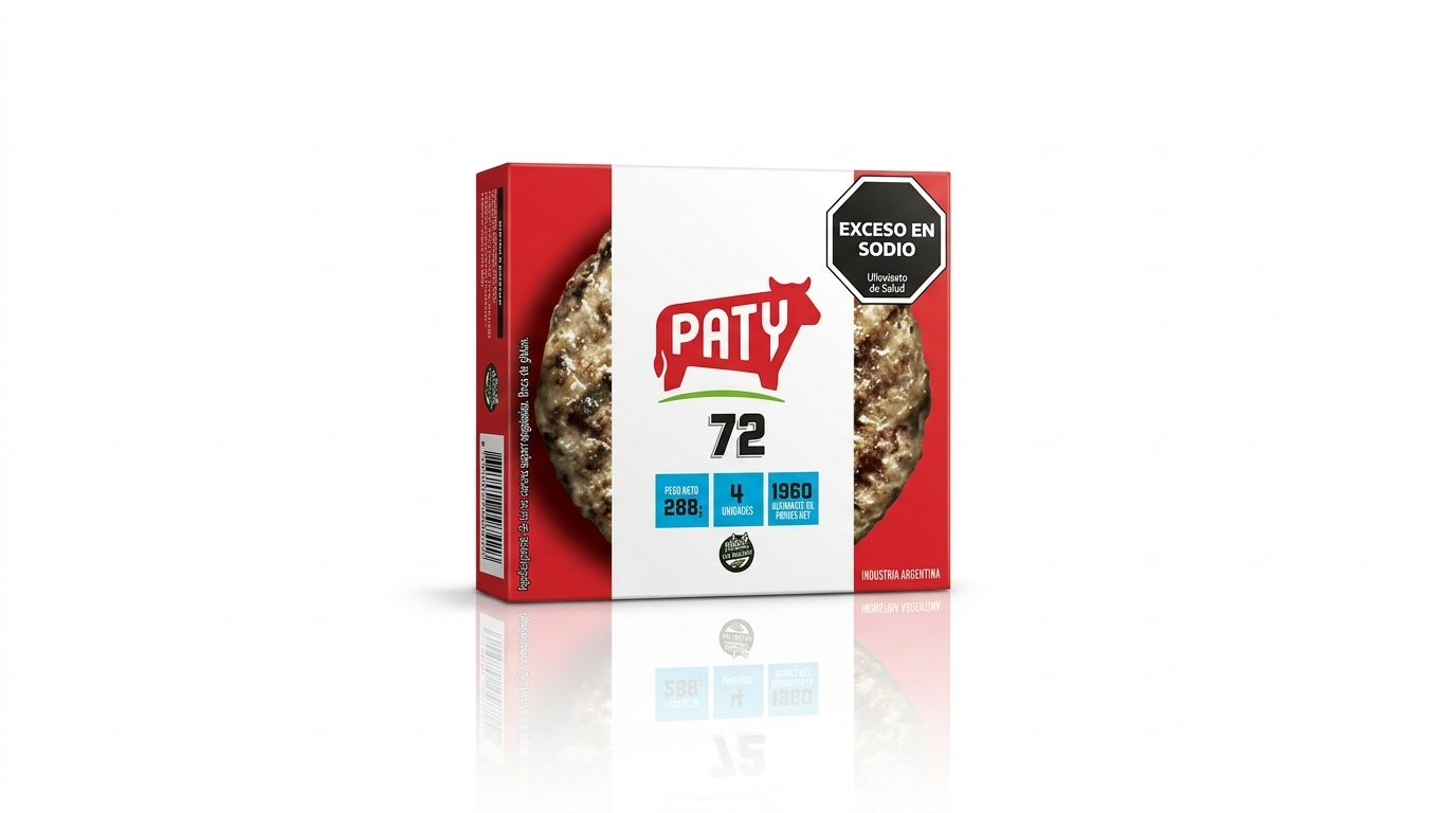 Hamburguesas Paty "72" 4un. 288gr