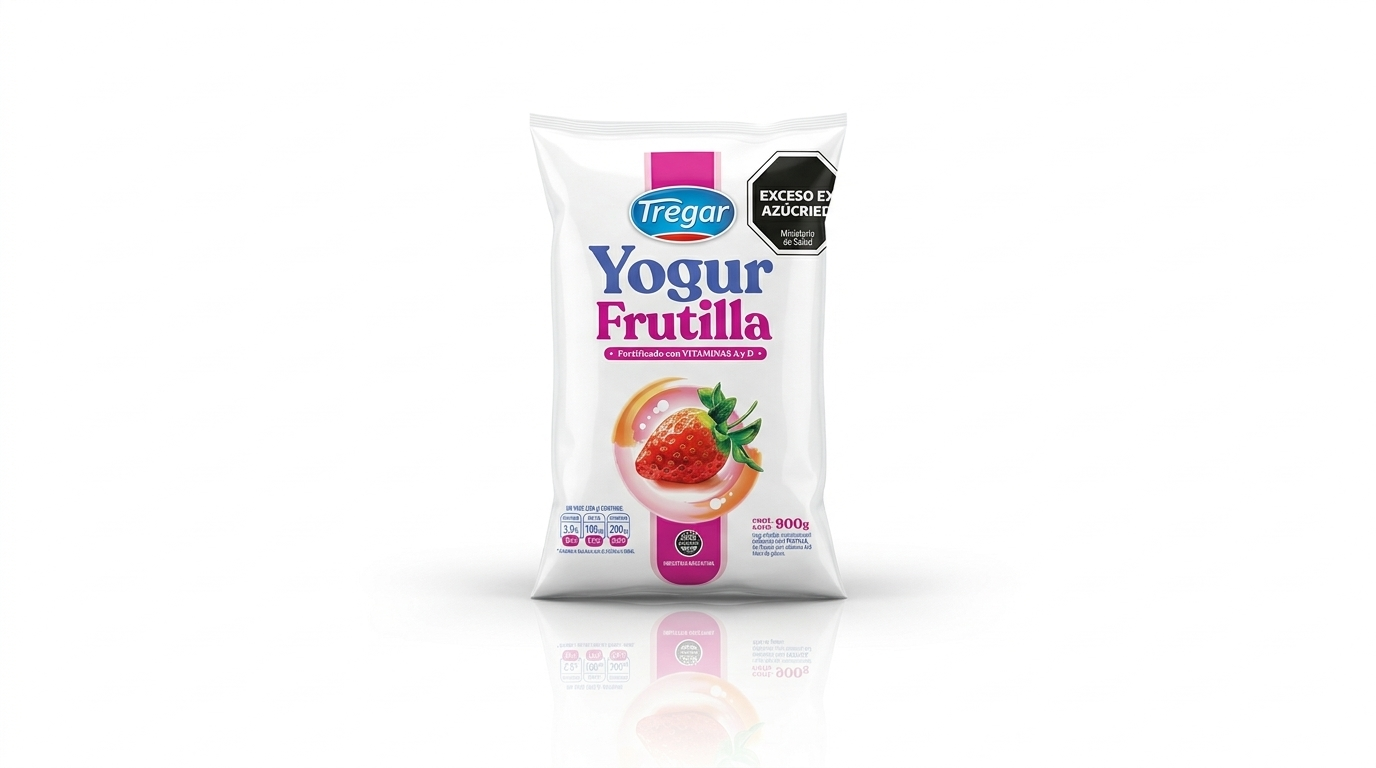 Tregar yogur frutilla
