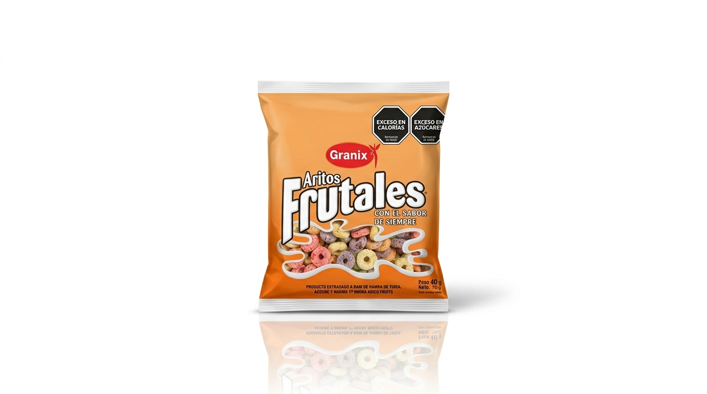 Cereales Aritos frutales Granix 130gr
