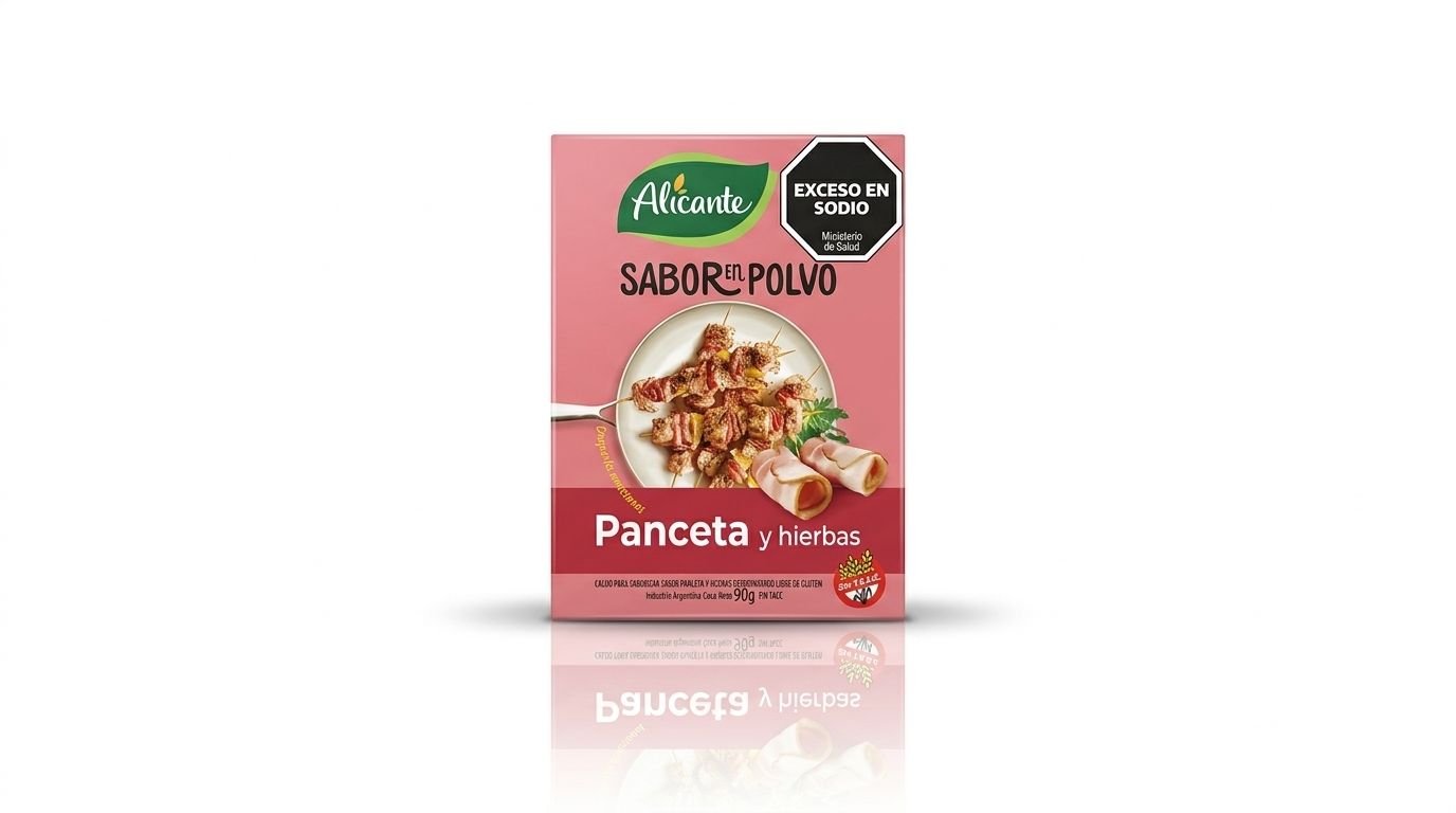Sabor en polvo panceta y hierbas