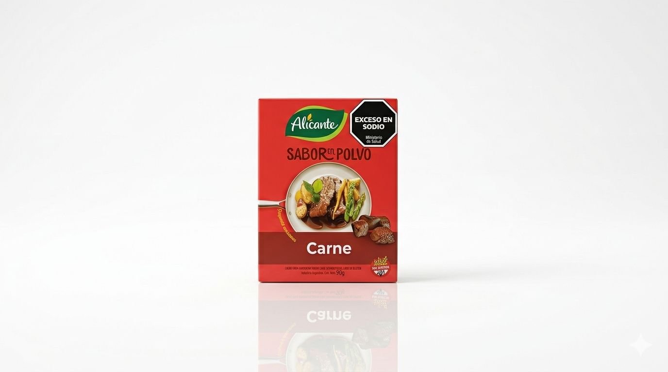 Sabor en polvo carne