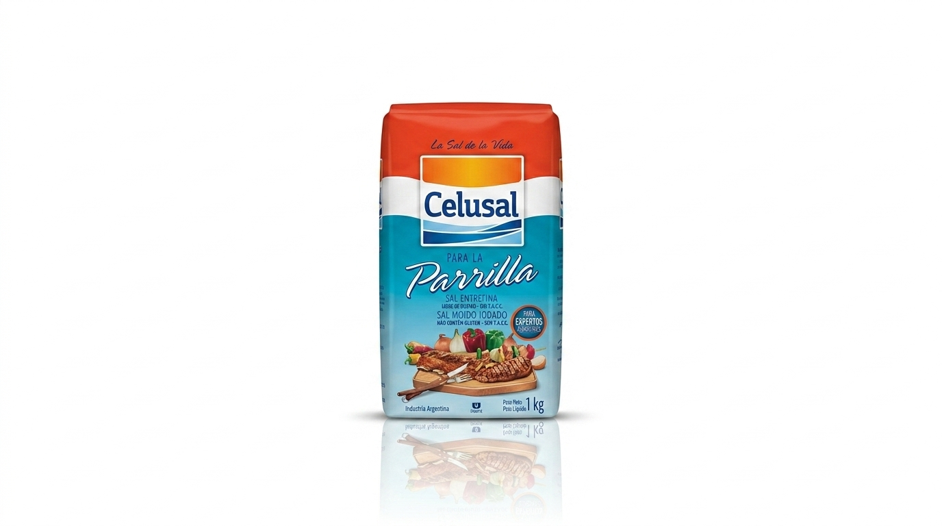 Sal entrefina para la parrilla CELUSAL
